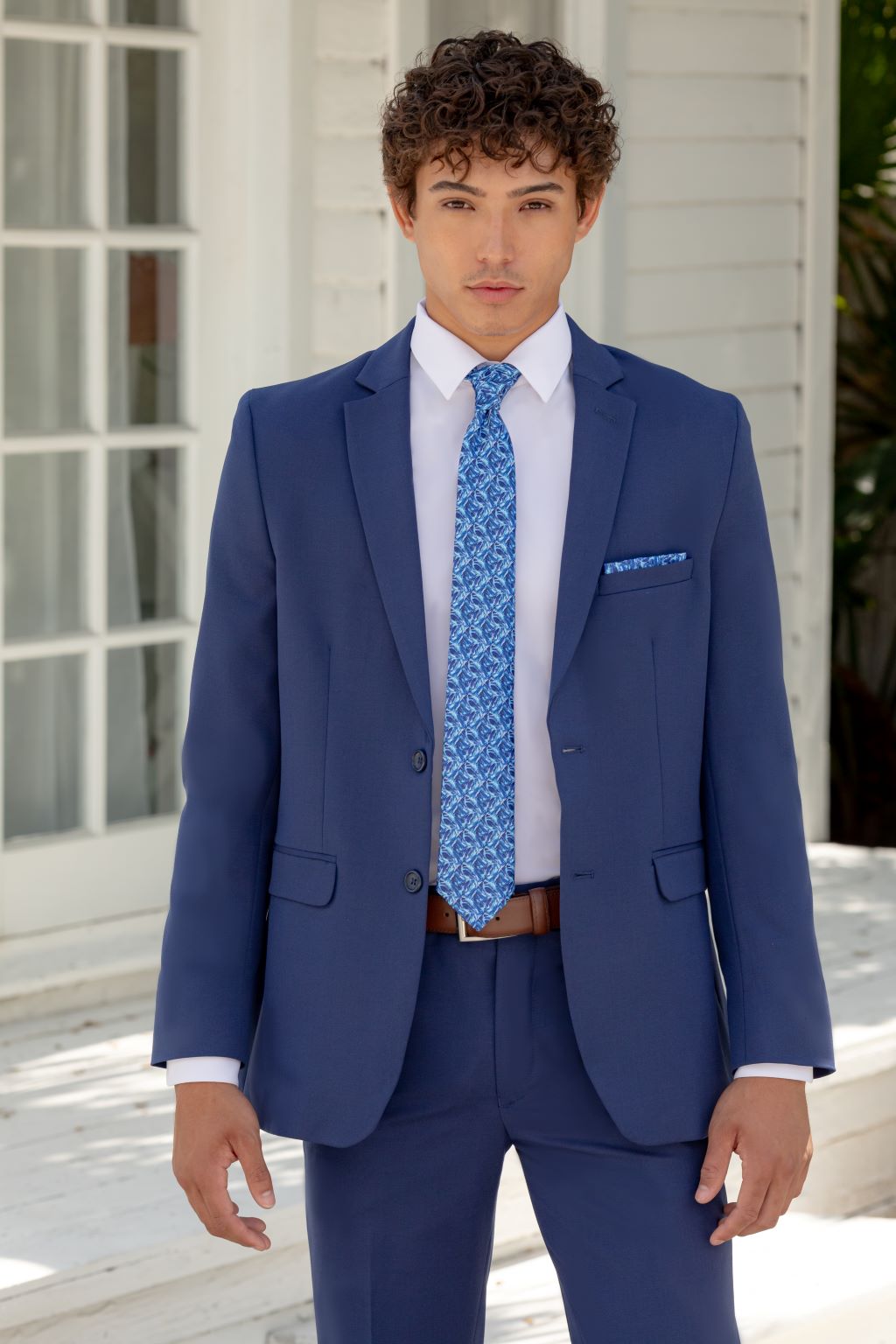 2 Button Navy Suit